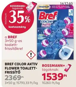 Rossmann Bref color aktiv toalett-frissítő ajánlat
