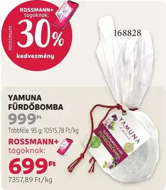 Rossmann Yamuna fürdőbomba ajánlat