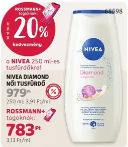 Rossmann nivea diamond női tusfürdő ajánlat