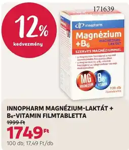 Rossmann Innopharm magnézium-laktát + B6-vitamin filmtabletta ajánlat