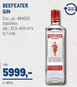 Metro Beefeater gin ajánlat