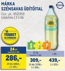 Metro Márka szénsavas üdítőital ajánlat