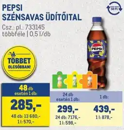 Metro Pepsi szénsavas üdítőital ajánlat