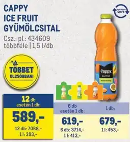 Metro Cappy gyümölcsital ajánlat