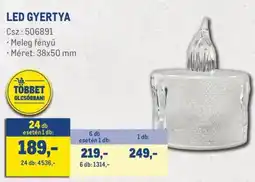 Metro Led gyertya ajánlat