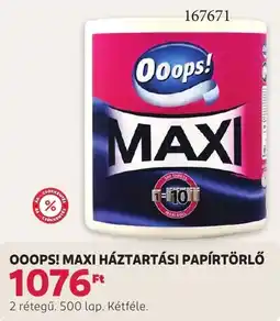 Rossmann Ooops! maxi háztartási papírtörlő ajánlat