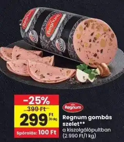 Spar Regnum szelet ajánlat