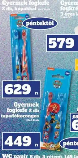 Vil-For Paw Patrol gyermek fogkefe ajánlat