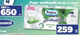 Vil-For Regina papír zsebkendő ajánlat