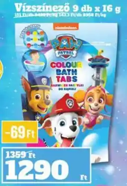 Vil-For Paw patrol colour bath tabs ajánlat