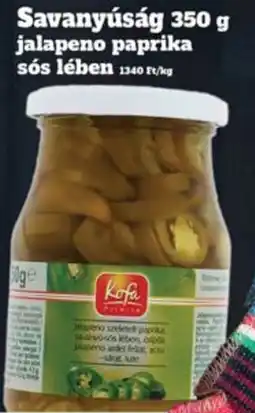 Vil-For Kofa jalapeno paprika ajánlat