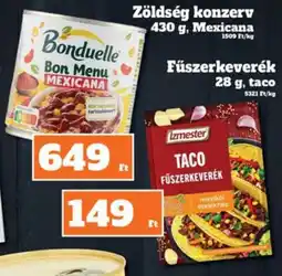 Vil-For Bonduelle fűszerkeverék ajánlat