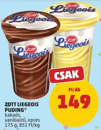 Zott liegeois pudding
