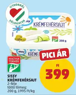 PENNY Sissy krémfehér sajt ajánlat