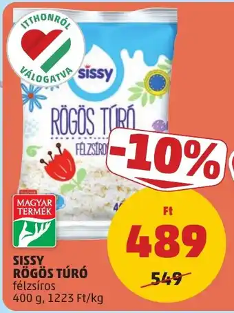PENNY Sissy rögös túró ajánlat