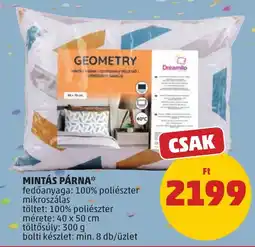 PENNY Dreamilo mintás párna ajánlat