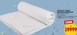PENNY Naturtex 7 zónás memória fedőmatrac ajánlat
