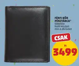 PENNY Férfi bőr pénztárca ajánlat