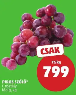 PENNY Piros szőlő ajánlat
