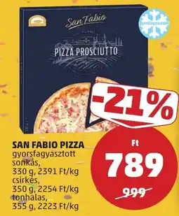 PENNY San Fabio pizza ajánlat