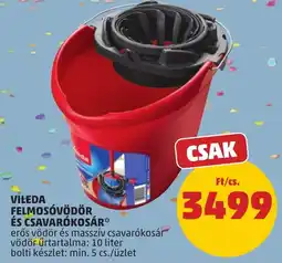 PENNY Vileda felmosóvödör és csavarókosár ajánlat