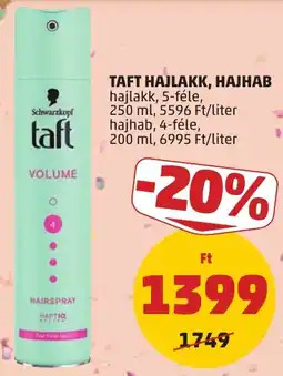 PENNY Taft hajlakk, hajhab ajánlat