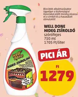 PENNY Well done hideg zsirolódó ajánlat