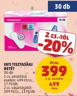 PENNY Inti tisztasági betét ajánlat