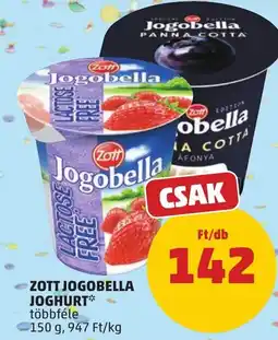 PENNY Zott jogobella joghurt ajánlat