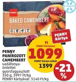 PENNY Penny panírozott camembert ajánlat