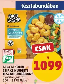 PENNY Fagylakoma csirke nuggets tésztabundában ajánlat