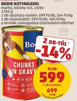 PENNY Bodie chunks in gravy with beef ajánlat