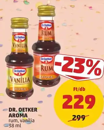 Dr. Oetker aroma rum, vanília