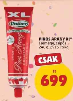PENNY Univer piros arany xl csemege ajánlat