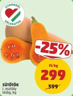 PENNY sütőtök ajánlat