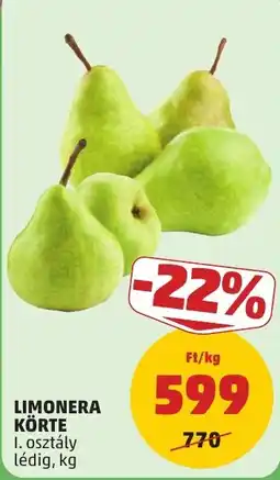 PENNY Limonera körte ajánlat