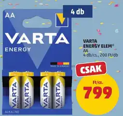PENNY Varta energy elem ajánlat