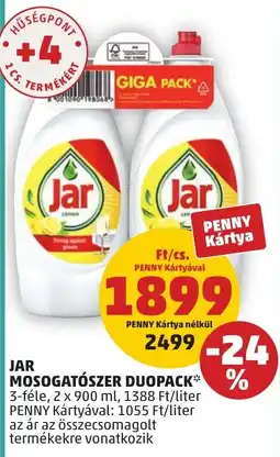 PENNY Jar mosogatószer duopack ajánlat