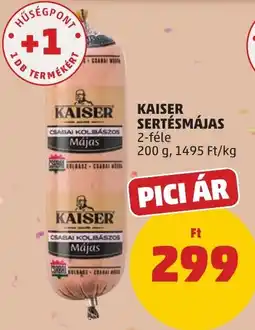PENNY Kaiser sertésmájas ajánlat