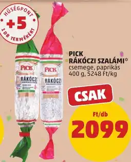 PENNY Pick rákóczi szalámi ajánlat