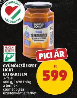 PENNY Gyümölcsökert light extradzsem ajánlat