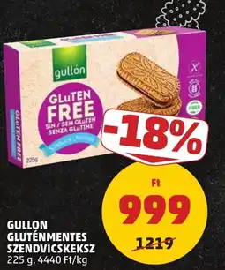 PENNY Gullon gluténmentes szendvicskeksz ajánlat