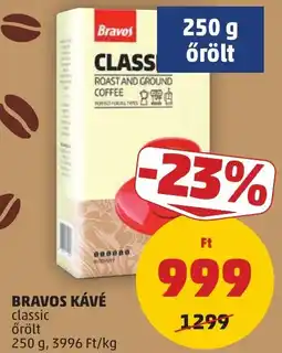 PENNY Bravos kávé classic ajánlat
