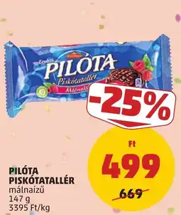 PENNY Pilóta piskótatallér málnaízű ajánlat