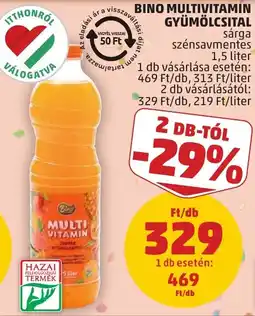 PENNY Bino multivitamin gyümölcsital ajánlat