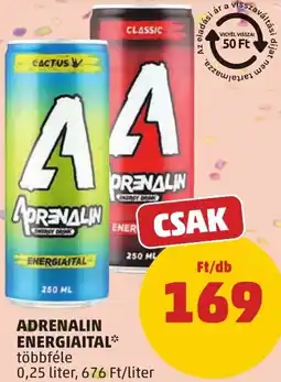 PENNY Adrenalin energiaital ajánlat