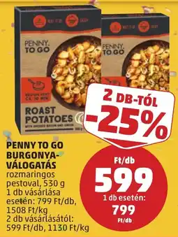 PENNY Penny to go burgonya-válogatás rozmaringos pestoval ajánlat