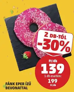 PENNY Fánk eper ízű bevonattal ajánlat