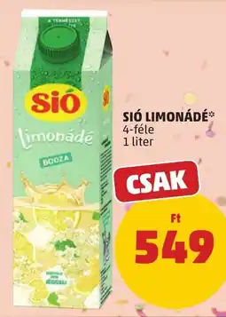 PENNY Sió limonádé ajánlat