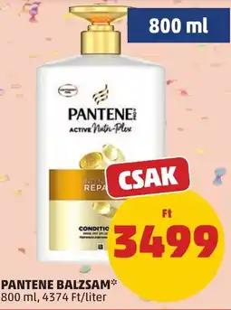 PENNY Pantene balzsam ajánlat